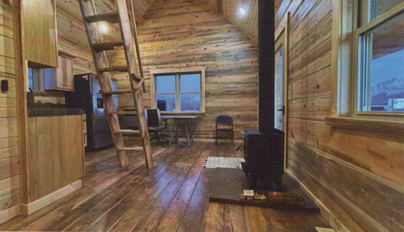 Inside a Dogwood Log Cabin home