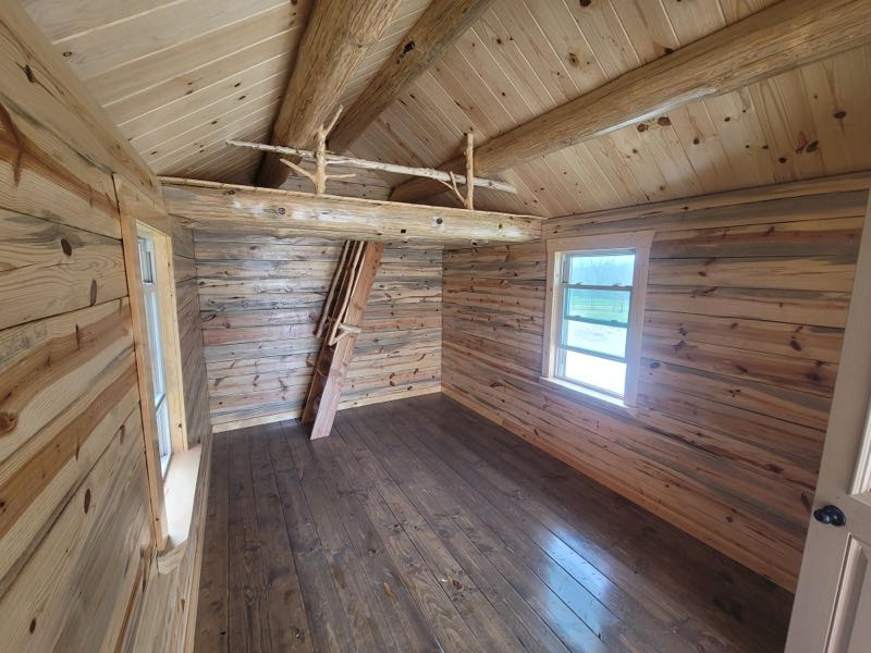 Dogwood Log Cabins 10' X 16' fully insulated log cabin